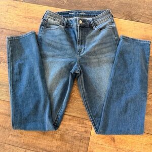 Old Navy Women's High Rise Straight Leg Jeans - Blue